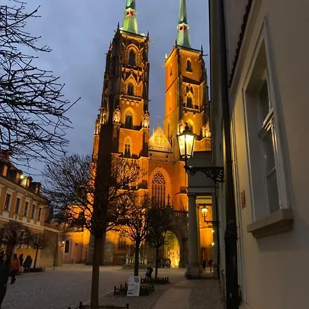 Lägenhet Spacious Lux Apartment, Ostrow Tumski Wrocław
